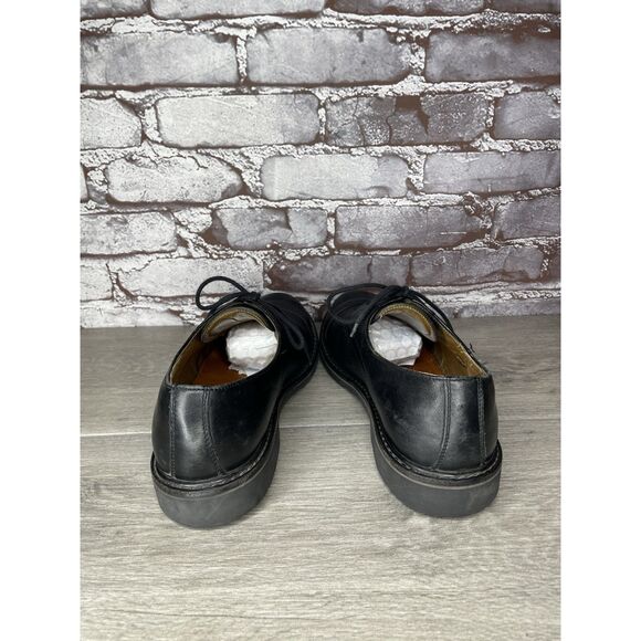 Mephisto Goodyear Welt Black Leather Oxfords Cap Toe Shoes Men’s Sz 8M US/41EU - Picture 5 of 16